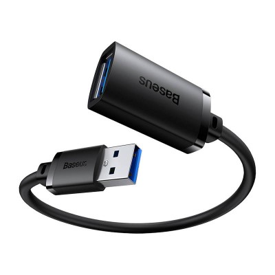 Baseus AirJoy Series USB 3.0 hosszabbítókábel, 3m (fekete) Baseus AirJoy Series USB 3.0 hosszabbítókábel, 3m (fekete)