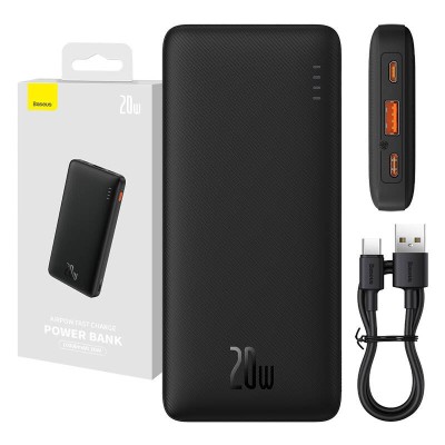 Baseus Airpow powerbank, 10000mAh, 20W fekete