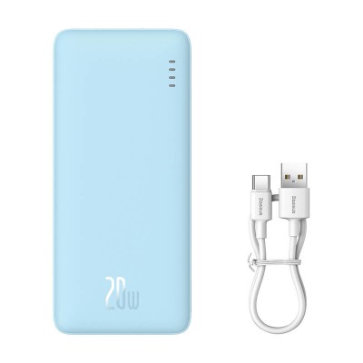 Baseus Airpow powerbank, 10000mAh, 20W kék