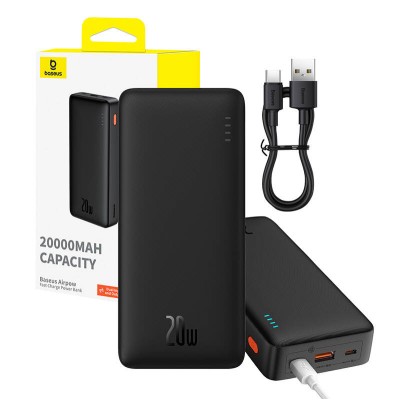 Baseus Airpow powerbank, 20000mAh, 20W fekete