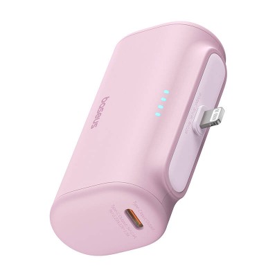 Baseus Compact powerbank, 5000mAh, 20W rózsaszín