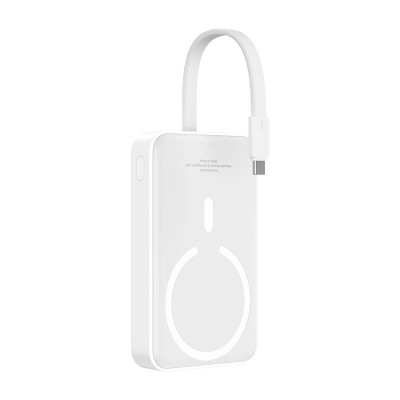 Baseus Mini 10000mAh 30W mágneses powerbank (fehér) Bayern kiadás