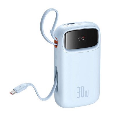 Baseus QPow 2 powerbank, 20000mAh, 30W, 2xUSB-C kék