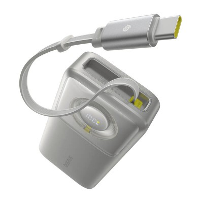 Baseus OS Free2Pull 20000 mAh 65W powerbank + kábel (szürke).