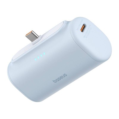 Baseus Compact USB-C Powerbank 5000mAh, 20W kék