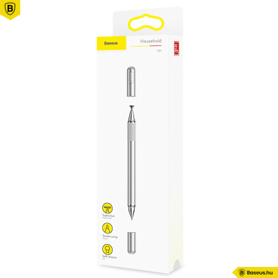 Baseus Golden Cudgel kétoldalas kapacitív ceruza - Ezüst