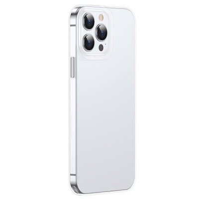 Baseus egyszerű átlátszó telefontok iPhone 13 Pro készülékhez (fehér)