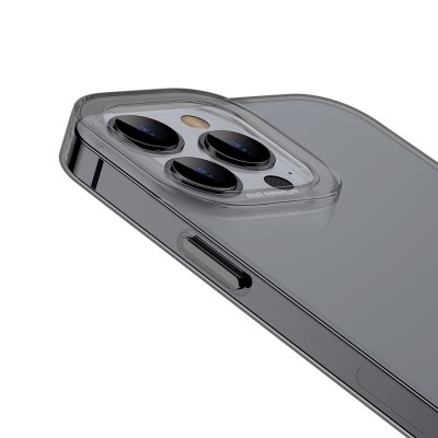 Baseus Simple átlátszó telefontok iPhone 13 Pro Max készülékhez (szürke)
