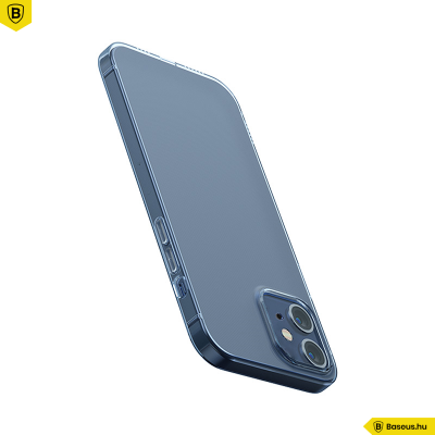 Baseus iPhone 12 Mini szilikon Simple tok - Átlátszó