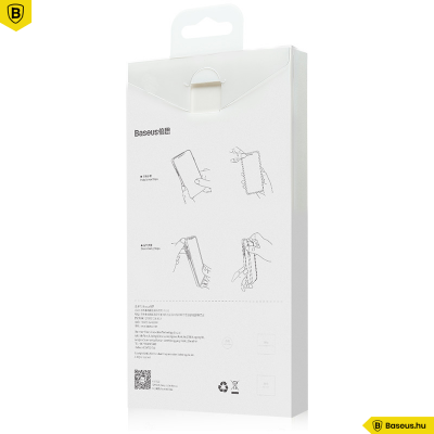 Baseus iPhone 12 Mini szilikon Simple tok - Átlátszó