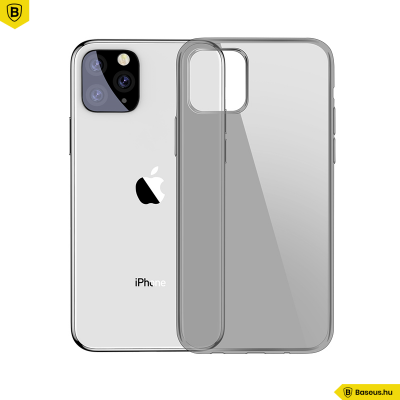 Baseus Simplicity iPhone 11 Pro 5.8 TPU tok - Átlátszó - fekete