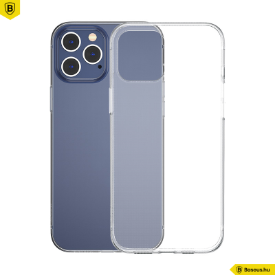Baseus iPhone 12 Pro szilikon Simple tok - Átlátszó