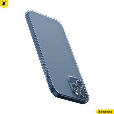 Baseus iPhone 12 Pro szilikon Simple tok - Átlátszó