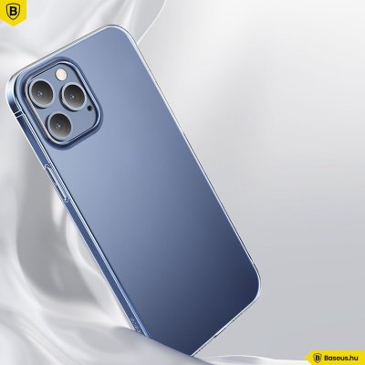 Baseus iPhone 12 Pro szilikon Simple tok - Átlátszó