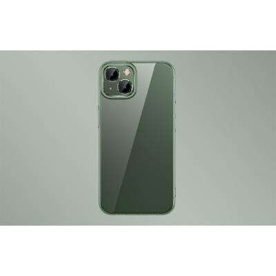 Baseus Crystal átlátszó tok és kijelzővédő üveg szett, ultravékony, iPhone 13