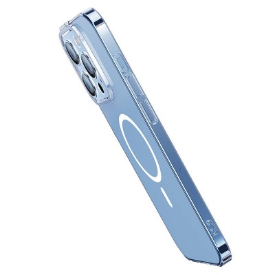Baseus Crystal Átlátszó mágneses tok és üvegfólia iPhone 14 Pro Max