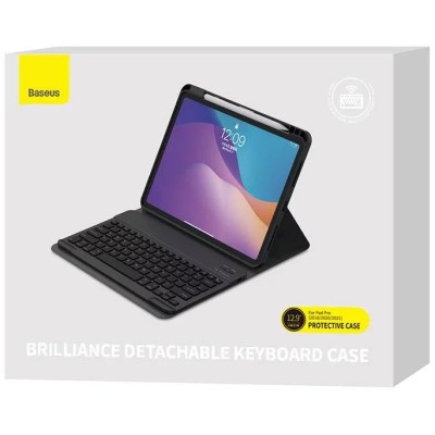 Baseus Brilliance tok billentyűzettel Ipad Pro 12,9" szürke