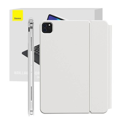 Baseus Brilliance Pro billentyűzetes tok iPad 12.9" (fehér)