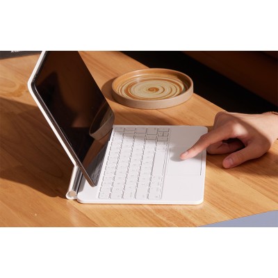Baseus Brilliance Pro billentyűzetes tok iPad 12.9" (fehér)