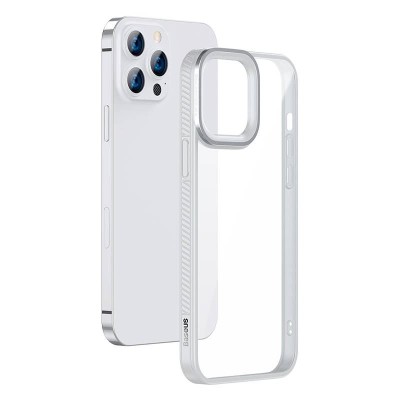Baseus Crystal átlátszótok iPhone 13 Pro készülékhez, szürke