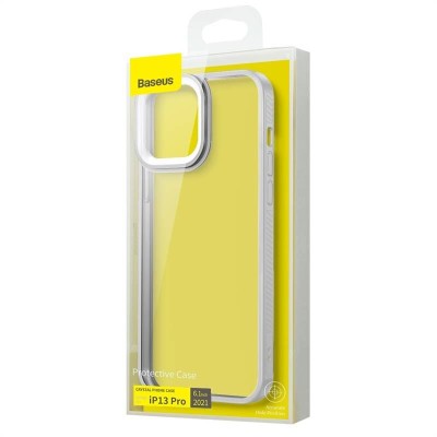 Baseus Crystal átlátszótok iPhone 13 Pro készülékhez, szürke