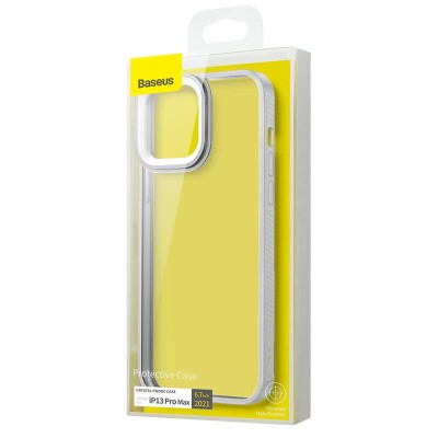 Baseus Crystal átlátszótok iPhone 13 Pro Max készülékhez, szürke