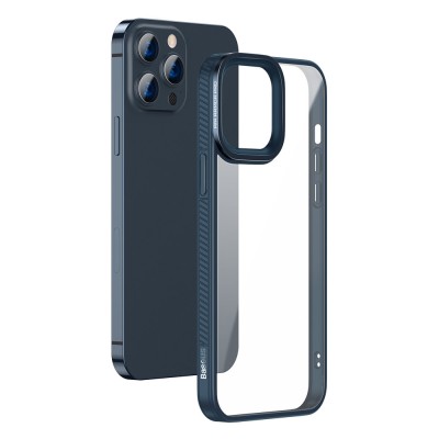 Baseus Crystal átlátszótok iPhone 13 Pro készülékhez, kék