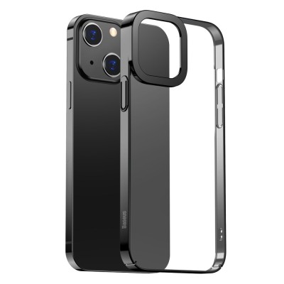 Baseus Glitter átlátszótok iPhone 13-hoz, fekete