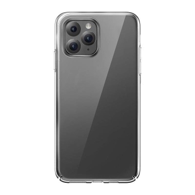 Baseus Crystal Series telefontok iPhone 11 Pro-hoz (Átlátszó) + Edzett üveg + Tisztítókészlet