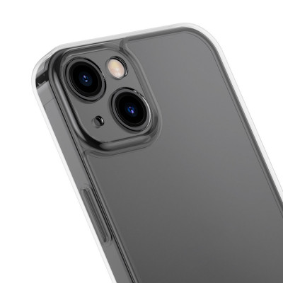 Baseus Frosted Glass iPhone 13 tok, fekete