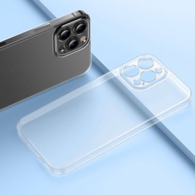 Baseus Frosted tok iPhone 13 Pro készülékhez (átlátszó)