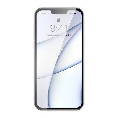 Baseus Frosted tok iPhone 13 Pro készülékhez (átlátszó)