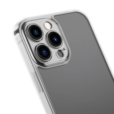 Baseus Frosted tok iPhone 13 Pro készülékhez (átlátszó)