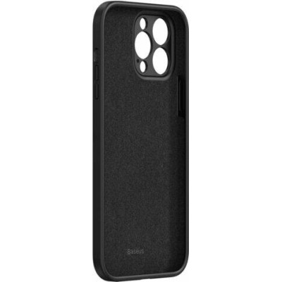 Baseus Liquid Silica iPhone 13 Pro szilikontok, fekete