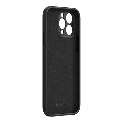 Baseus Liquid Silica iPhone 13 Pro Max szilikontok, fekete