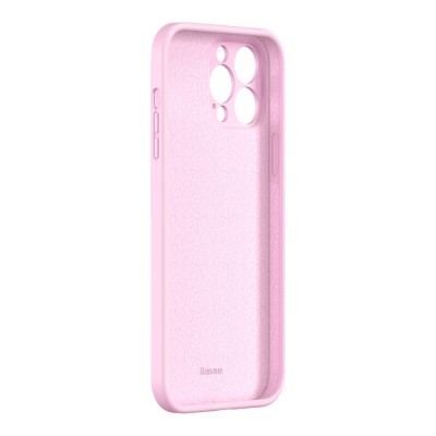 Baseus Liquid Gel iPhone 13 Pro Max szilikontok, rózsaszín
