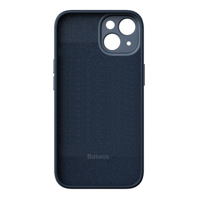Baseus Liquid Silica iPhone 14 Plus telefontok + üvegfólia (kék)