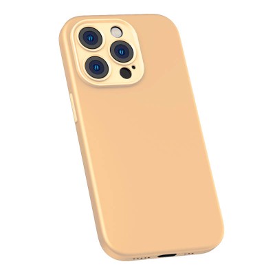 Baseus Liquid Silica iPhone 14 Pro telefontok, üvegfólia + tisztítókészlet (sárga)