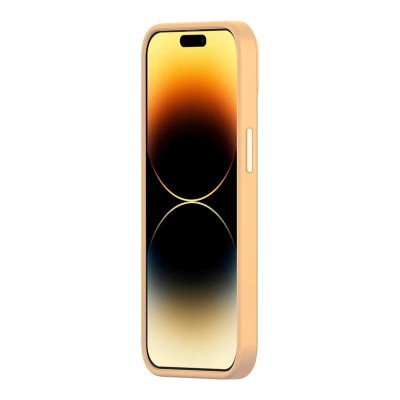 Baseus Liquid Silica iPhone 14 Pro telefontok, üvegfólia + tisztítókészlet (sárga)
