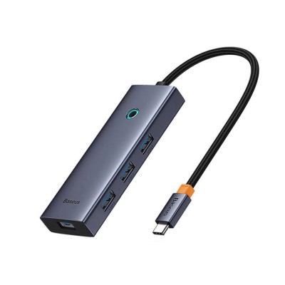Baseus UltraJoy 5 az 1 HUB (1xHDMI4K@30Hz + 4x USB 3.0) szürke