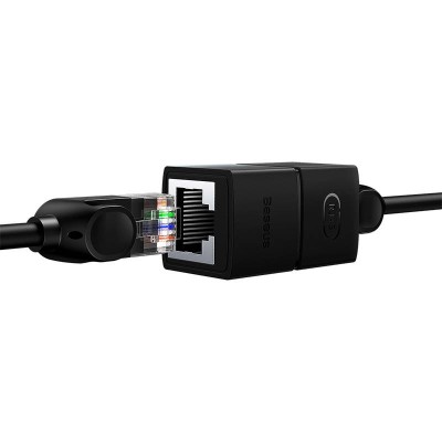 Baseus AirJoy Series RJ-45 internetkábel-csatlakozó 10 db. (fekete)