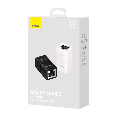 Baseus AirJoy Series RJ-45 internetkábel-csatlakozó 10 db. (fehér)