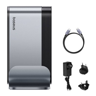 Baseus UnionJoy Hub 17-Port USB-C – 2xHDMI4K@60Hz - DP4K@60Hz – 3xUSB3.0 – 2xUSB-C3.0 – 2xUSB2.0 - PD – PC - RJ45 - SD/TF - 3.5mm - DC 