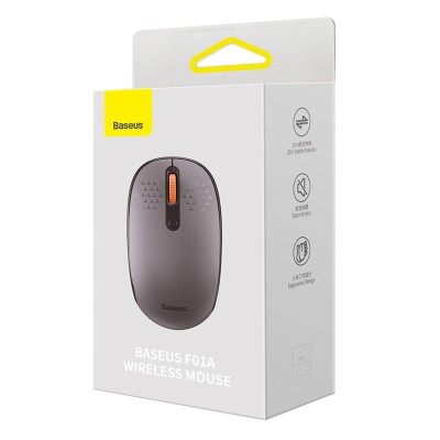 Baseus Wireless egér F01A 2.4G 1600DPI (szürke)