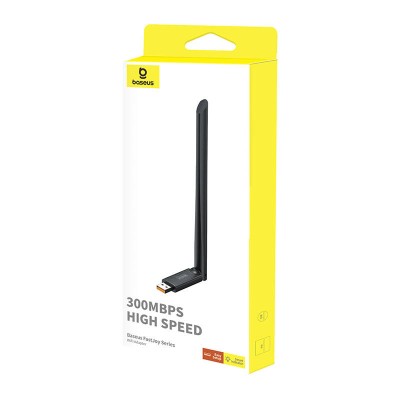 Baseus FastJoy Adapter WiFi 300Mbps (fekete)