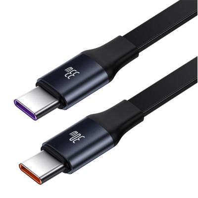 Baseus Enjoyment autós töltő 2x USB-C kábellel, 33W (fekete)