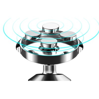 Baseus Small Ears mágneses autós telefontartó (fekete)
