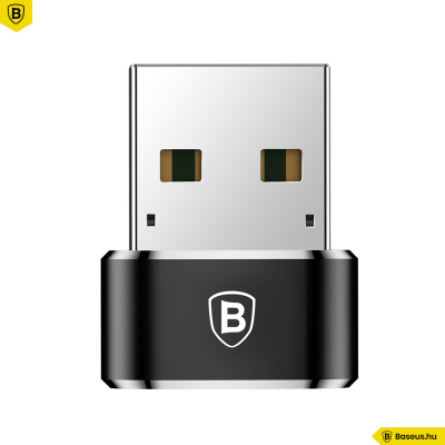 Baseus USB/Type-C  átalakító adapter - Fekete