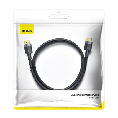 Baseus Cafule HDMI - HDMI kábel 4K 60 Hz 3D 18 Gbps 2m fekete