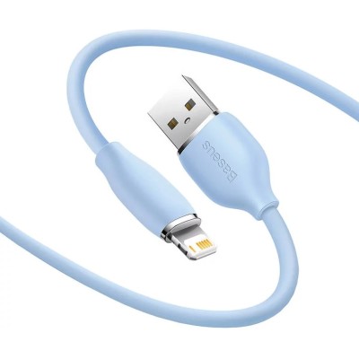 Baseus Jelly USB - Lightning kábel, 2,4A, 2m - Kék